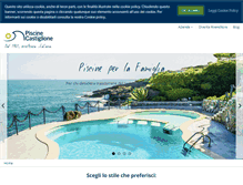 Tablet Screenshot of piscinecastiglione.it